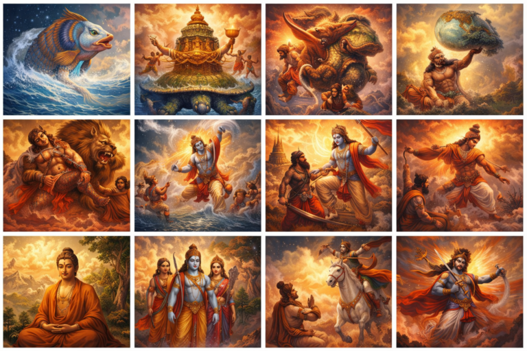 10 Avatars of Vishnu Explained (Dashavatara) Unlocking the Mystery of the 10 Avatars of Vishnu