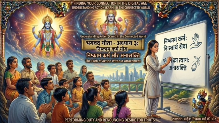 कर्म योग अध्याय 3: निष्काम कर्म का रहस्य और सफलता का मार्ग Niskaam karm Yog Bhagwad Geeta Chapter 3