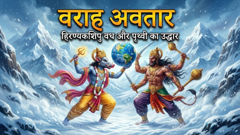 Varah Aawtaar: The Cosmic Rescue of Earth Vishnu Dashavatara