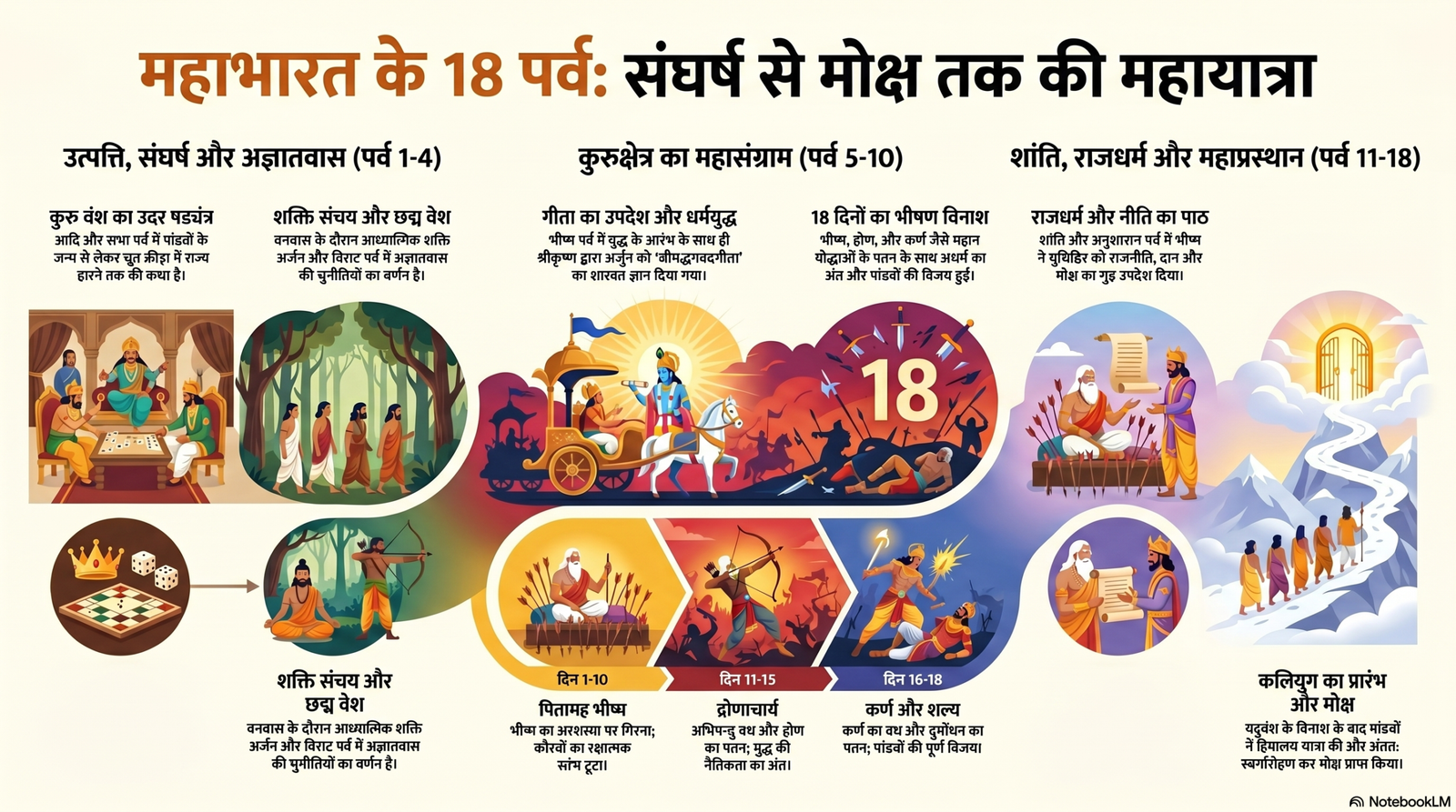 Mahabharat 18 Parvas
